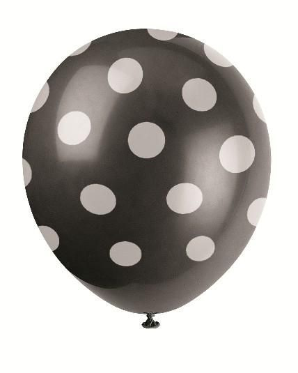 Balónky DOTS černé