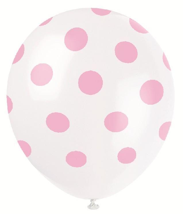 Balónky DOTS růžové