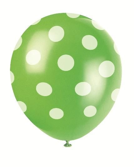 Balónky DOTS zelené
