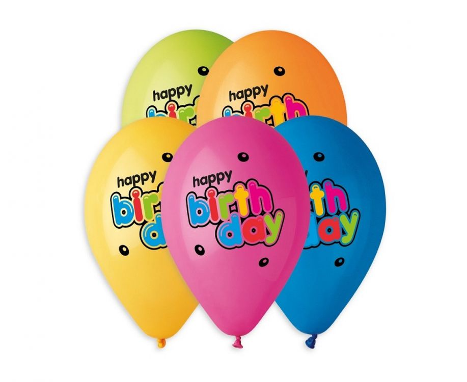 Obrázek k výrobku 23489 - Balónky HAPPY BIRTHDAY
