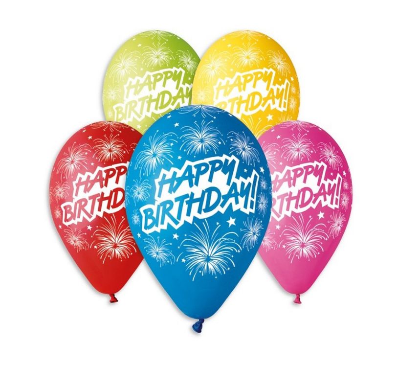 Obrázek k výrobku 23491 - Balónky HAPPY BIRTHDAY