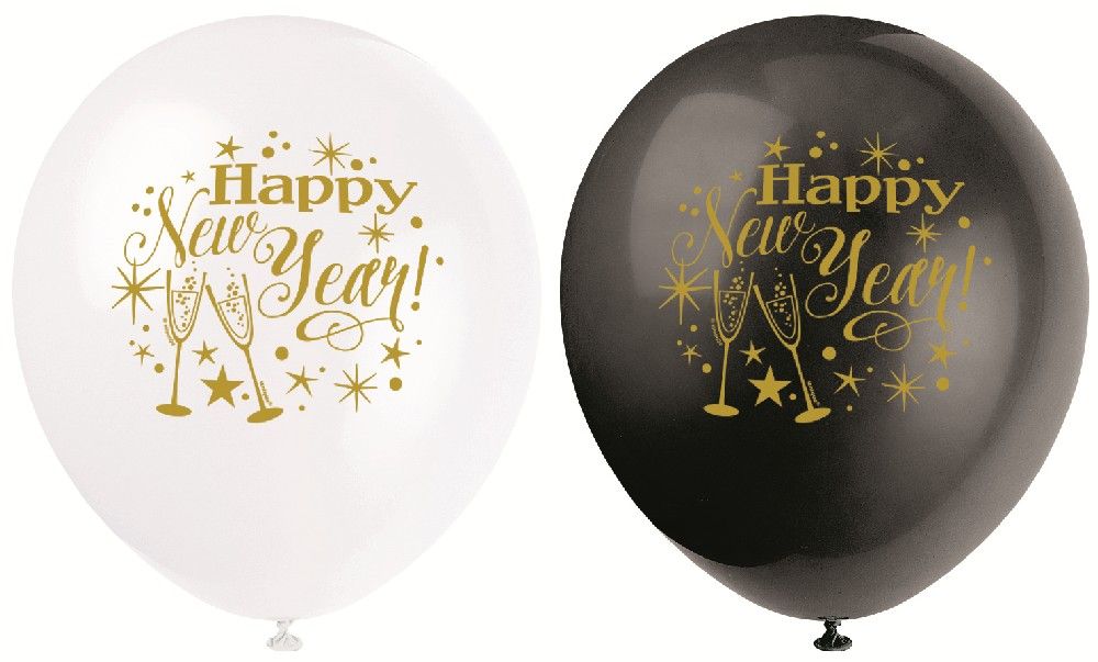 Obrázek k výrobku 22834 - Balónky HAPPY NEW YEAR