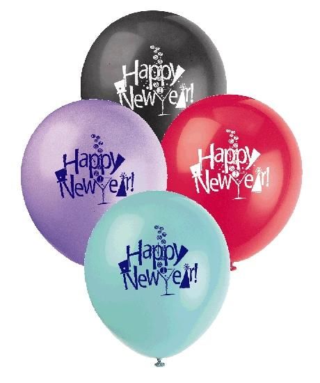 Balónky HAPPY NEW YEAR