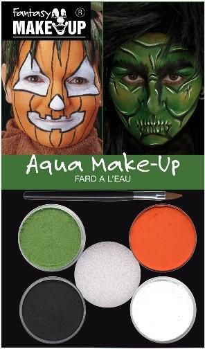 Barvy na obličej, aqua make up sada čarodějnice