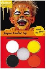 Barvy na obličej, aqua make up sada tygr