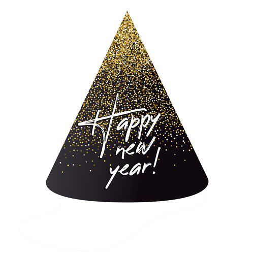 Obrázek k výrobku 19639 - Čepičky HAPPY NEW YEAR