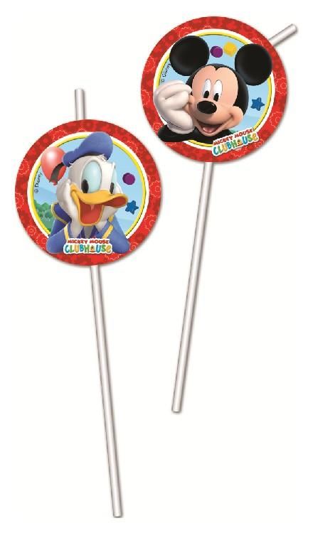 Dekorativní brčka Mickey Mouse