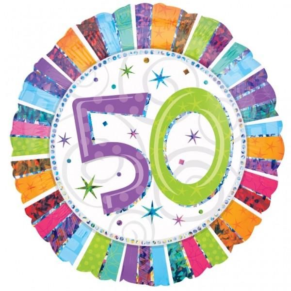 Fóliový balónek 50, Padesátiny