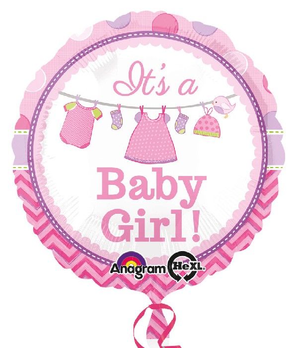 Obrázek k výrobku 22468 - Fóliový balónek BABY GIRL