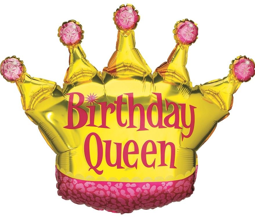 Obrázek k výrobku 23203 - Fóliový balónek Birthday Queen