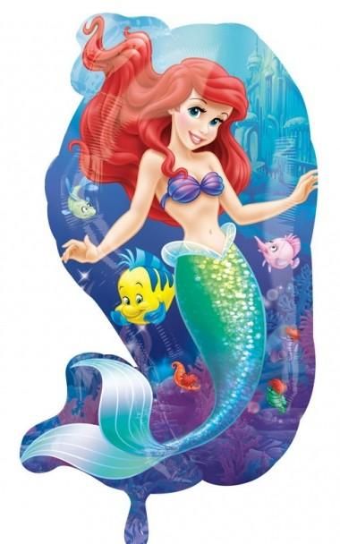 Fóliový balónek Disney Princezny Arielka