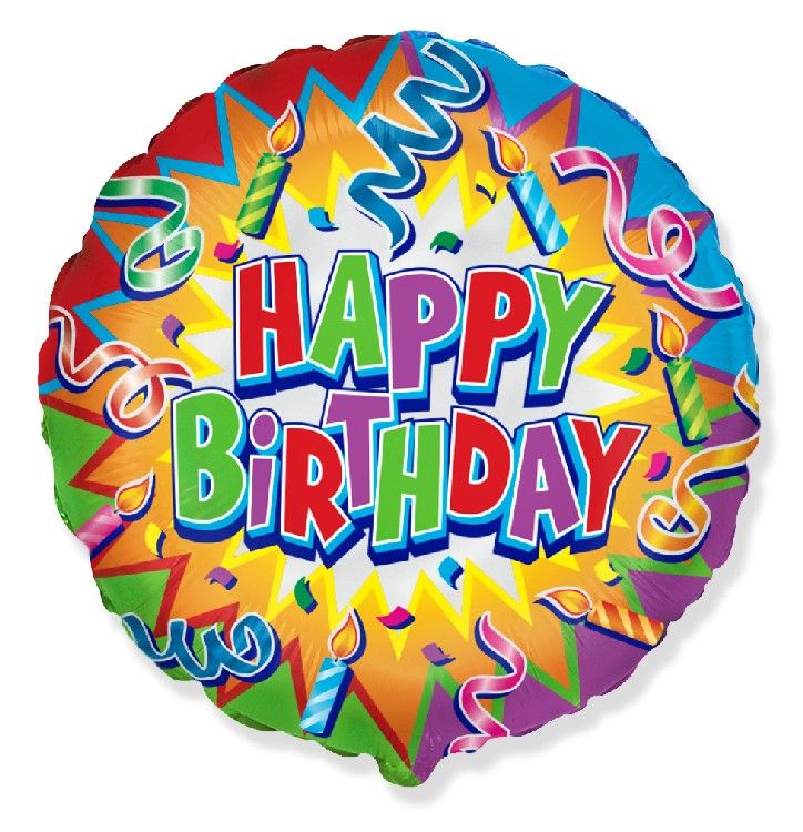 Obrázek k výrobku 23280 - Fóliový balónek HAPPY BIRTHDAY