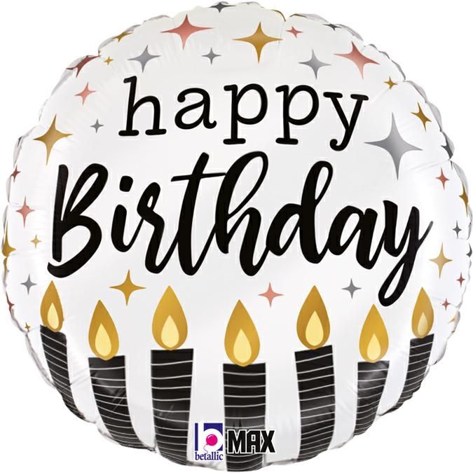 Obrázek k výrobku 23636 - Fóliový balónek HAPPY BIRTHDAY
