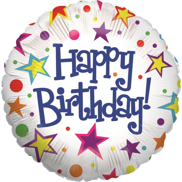 Obrázek k výrobku 23637 - Fóliový balónek HAPPY BIRTHDAY