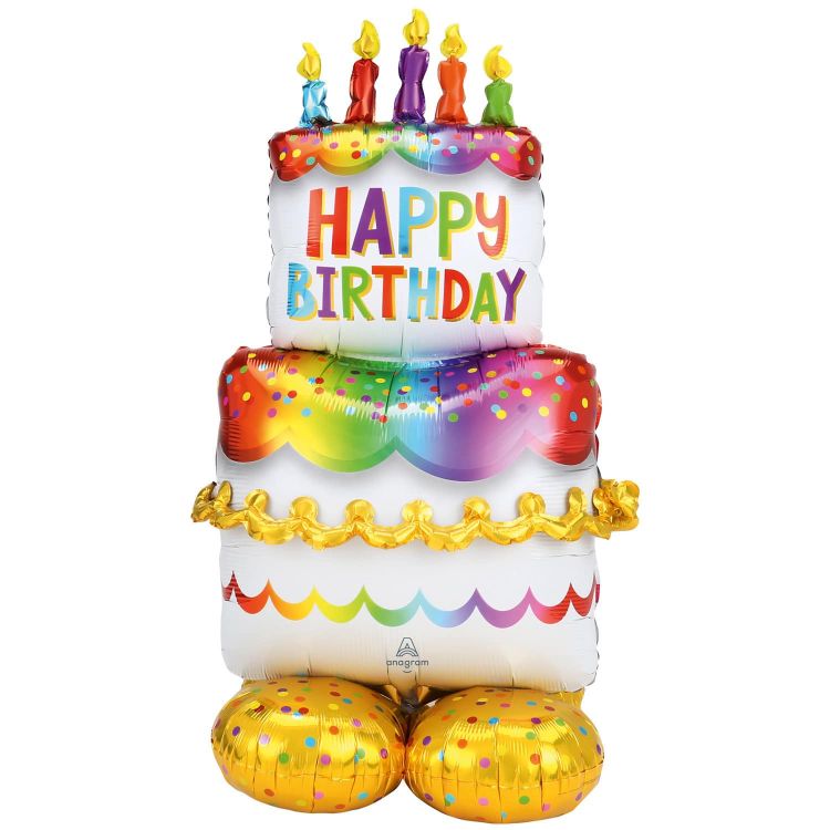 Obrázek k výrobku 23809 - Fóliový balónek Happy Birthday