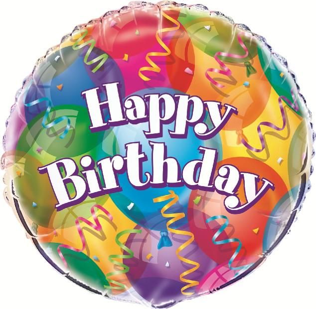Fóliový balónek HAPPY BIRTHDAY