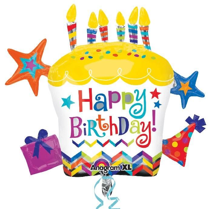 Fóliový balónek HAPPY BIRTHDAY