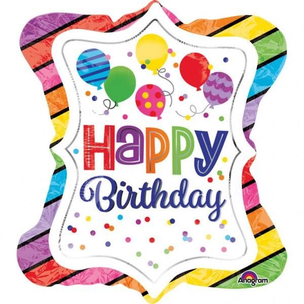 Fóliový balónek HAPPY BIRTHDAY