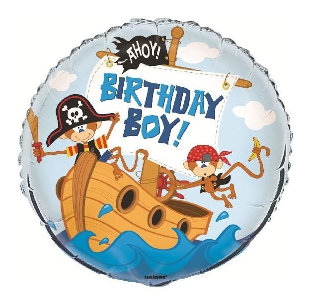 Fóliový balónek Happy Birthday Boy