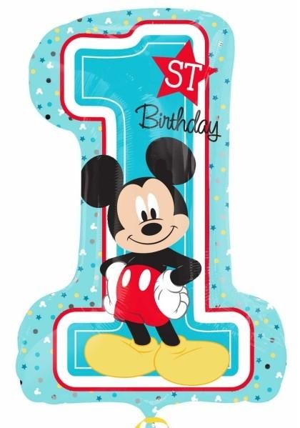 Fóliový balónek Mickey První narozeniny