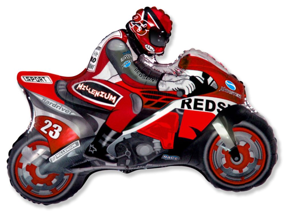Obrázek k výrobku 21219 - Fóliový balónek Motorka