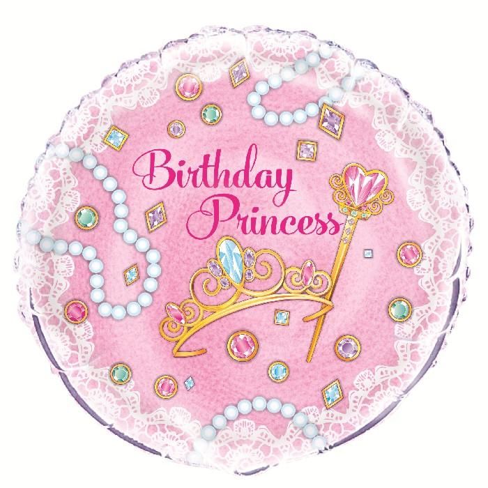 Fóliový balónek Princezna