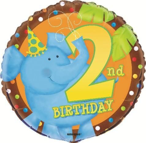 Fóliový balónek Safari 2nd birthday
