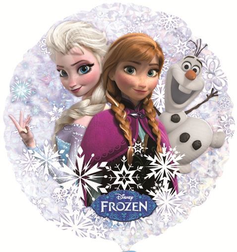 Obrázek k výrobku 22392 - Holografický fóliový balónek Frozen