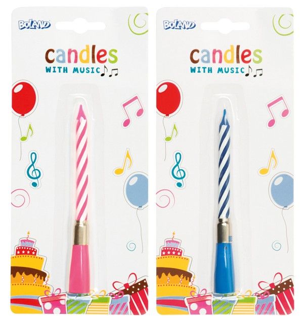 Obrázek k výrobku 22809 - Hrající svíčka happy birthday nápěv