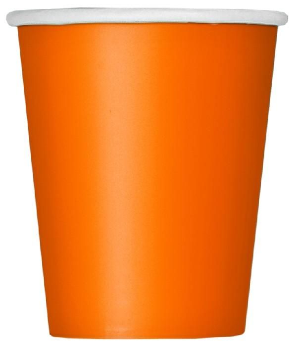 Kelímky oranžové