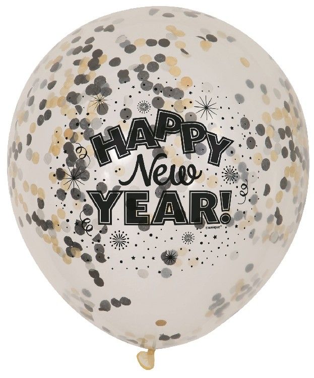 Obrázek k výrobku 22835 - Konfety balónky HAPPY NEW YEAR