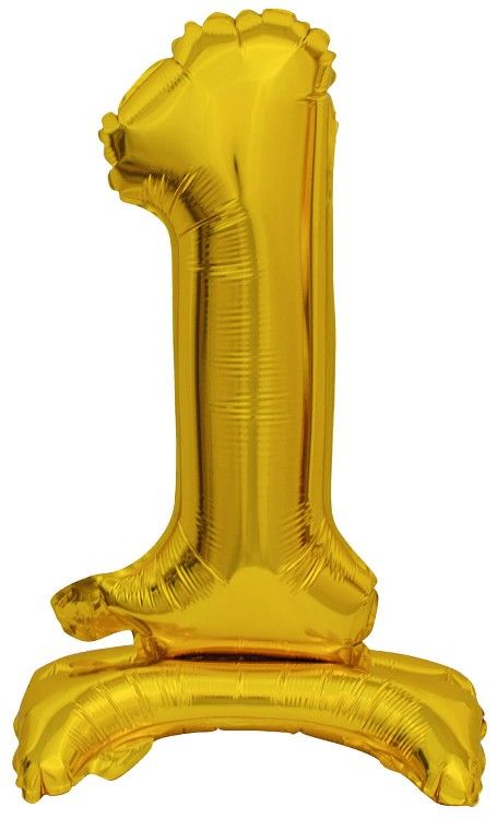 Obrázek k výrobku 23160 - Mini fóliový balónek 1 se stojanem