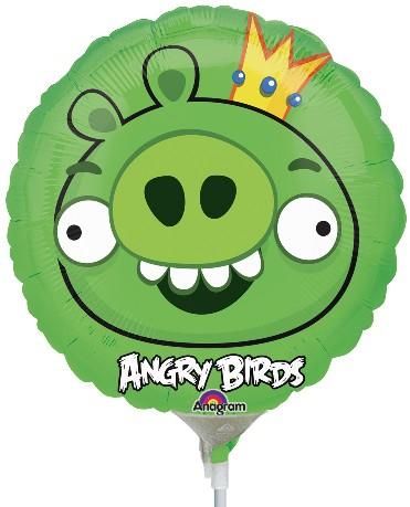 Mini fóliový balónek Angry Birds- Pig