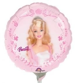 Mini fóliový balónek Barbie