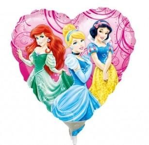 Mini fóliový balónek Disney Princezny