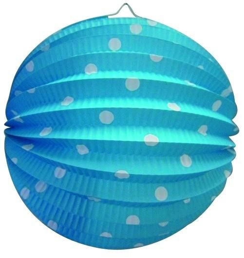 Modrý lampion DOTS