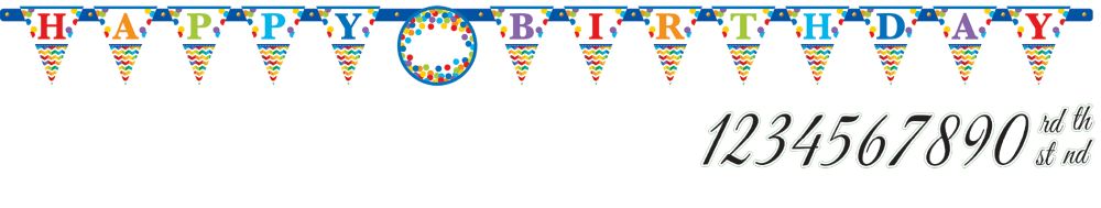 Obrázek k výrobku 18870 - Nápis HAPPY BIRTHDAY