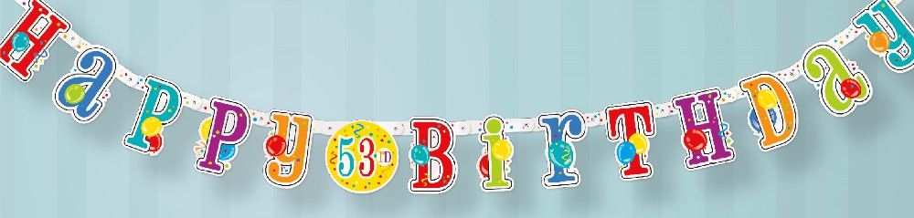 Obrázek k výrobku 20280 - Nápis HAPPY BIRTHDAY