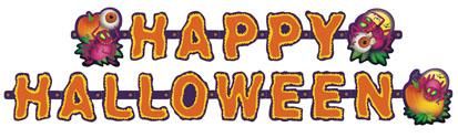 Nápis HAPPY HALLOWEEN
