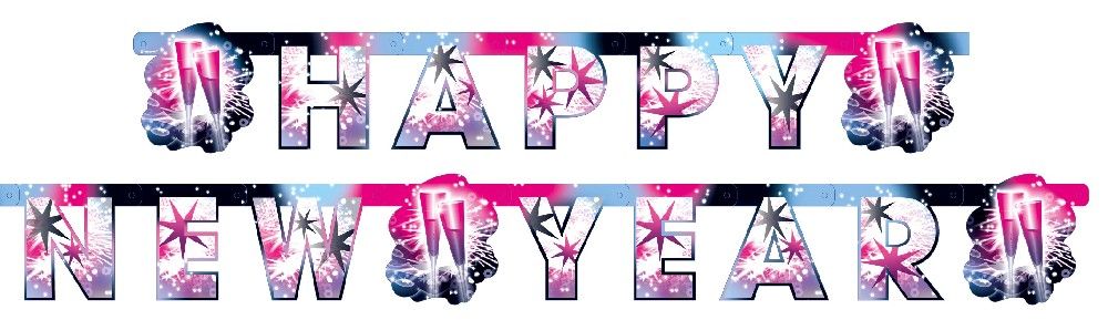 Obrázek k výrobku 22886 - Nápis HAPPY NEW YEAR