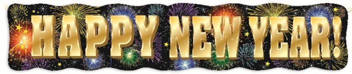 Nápis HAPPY NEW YEAR