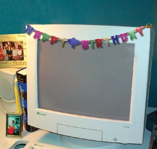 Nápis malý HAPPY BIRTHDAY
