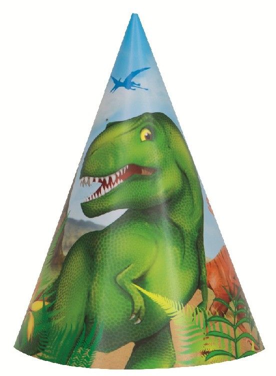 Obrázek k výrobku 20473 - Narozeninové Čepičky Dinosaurus