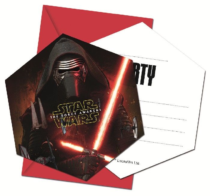 Obrázek k výrobku 22953 - Narozeninové pozvánky Star Wars