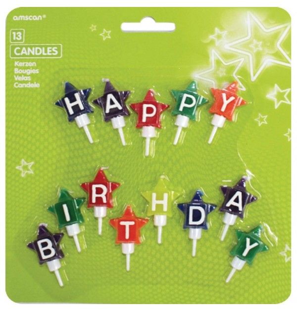 Obrázek k výrobku 18975 - Narozeninové svíčky HAPPY BIRTHDAY