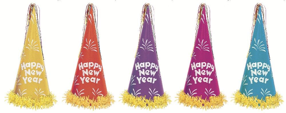 Obrázek k výrobku 22822 - Obří čepice HAPPY NEW YEAR