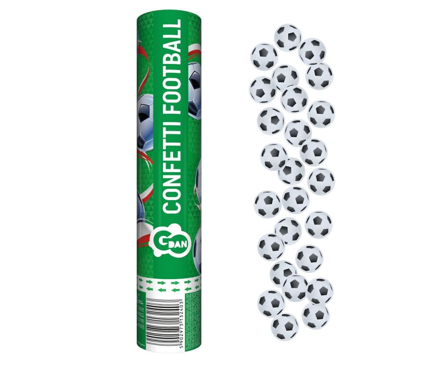 Obrázek k výrobku 23676 - Party konfetový kanón Fotbal