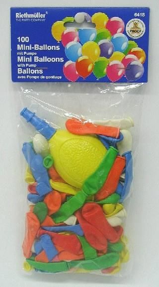 Pumpička s mini balónky
