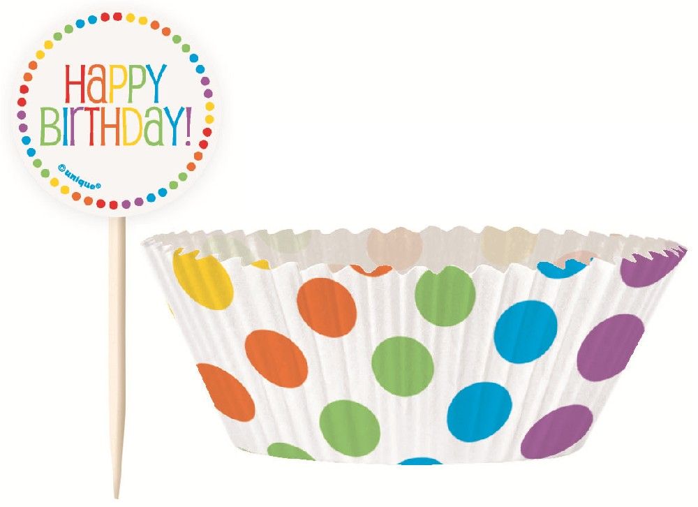 Obrázek k výrobku 22838 - Sada na muffiny HAPPY BIRTHDAY
