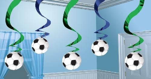 Spirálová dekorace Fotbal